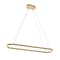 Afx Glo 48'' LED Linear Pendant - Satin Brass Finish GLOP4812L30D1SB - alternate 1